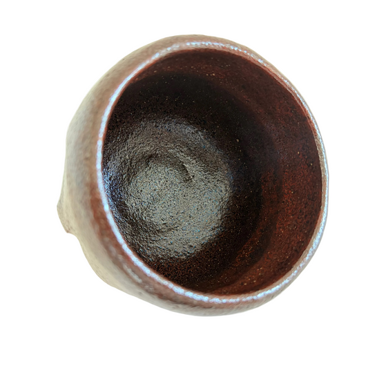Vintage Raku tsutsu - Chawan (3)
