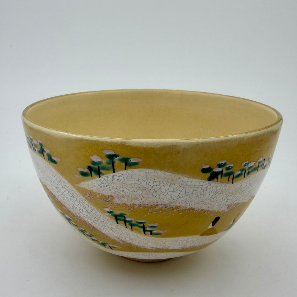 Chawan Snow Kiyomizuyaki