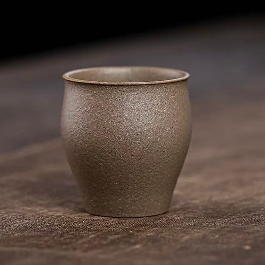 Yixing Zisha Meisterschale – Tulpen Form (grauer Ton)