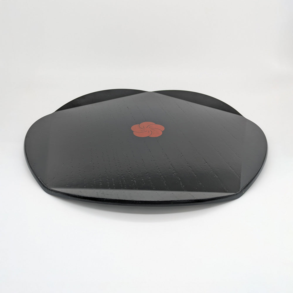 Urushii Schwarzes Tablett Gross
