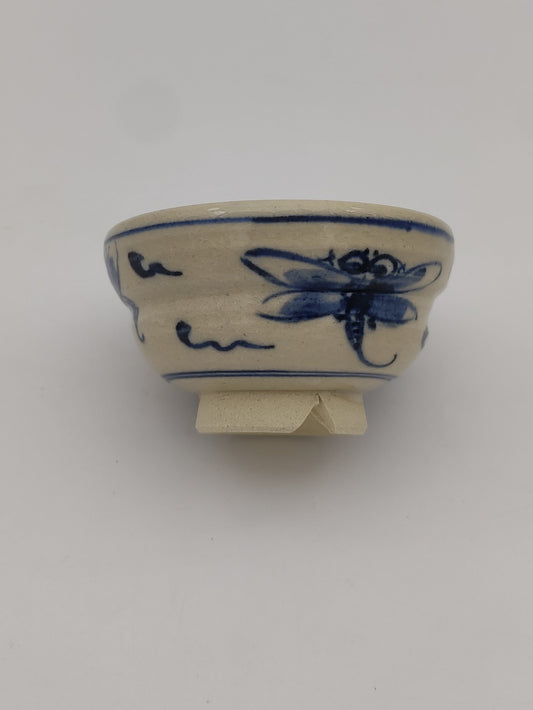 Teeschale blaue Libelle