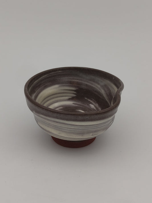 Teeschale Krakelee Pflaume